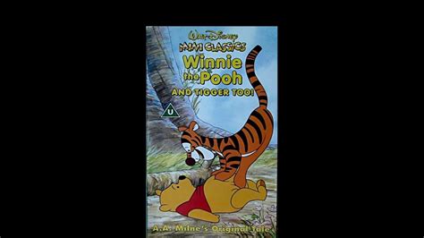 winnie the pooh and tigger too vhs closing