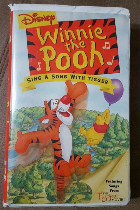 winnie the pooh sing a song with tigger vhs