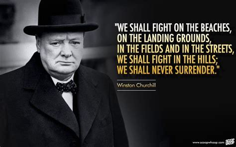 winston churchill short speech