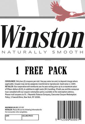 Winston Cigarette Coupons Printable