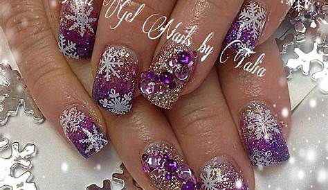 Nail Design Fullcover Winter Christmas Xmas nail art, Christmas nail