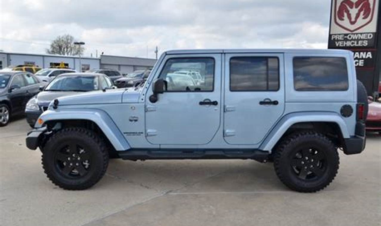 winter chill jeep wrangler unlimited for sale