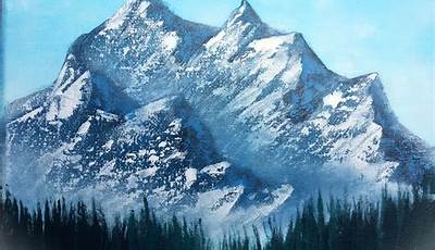 Winter Mountain Painting Ideas