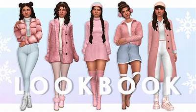 Winter Outfits The Sims 4 Cc