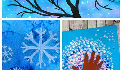 Winter Painting Ideas For Preschoolers
