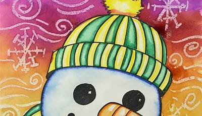 Winter Painting Ideas Snowman