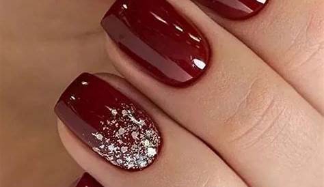 Winter Red Nails 2023