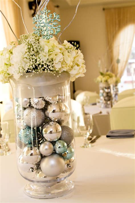 Classy Winter Wonderland Wedding Centerpieces Ideas31 Winter