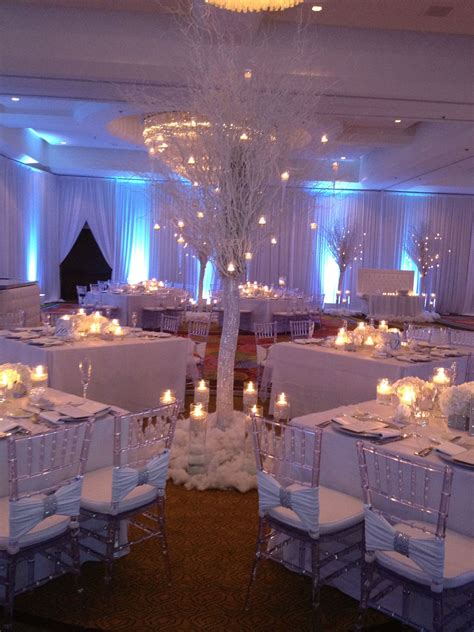 Winter Wonderland Wedding Reception