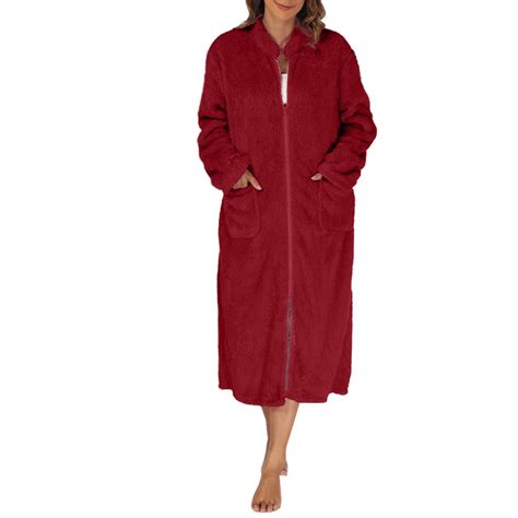 Winter Bathrobe With Zipper