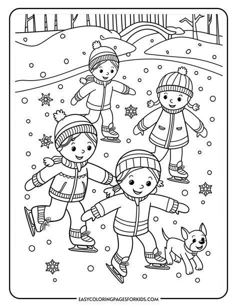 Winter Coloring Pages Pr