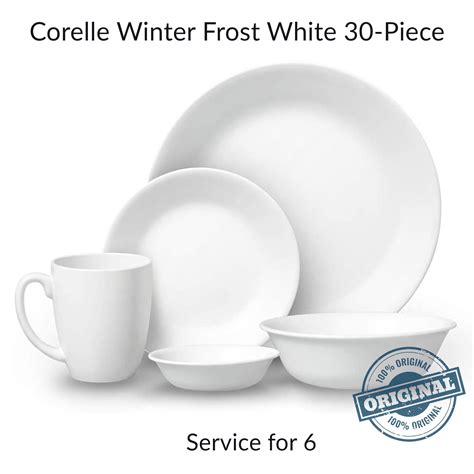 winter frost corelle plates