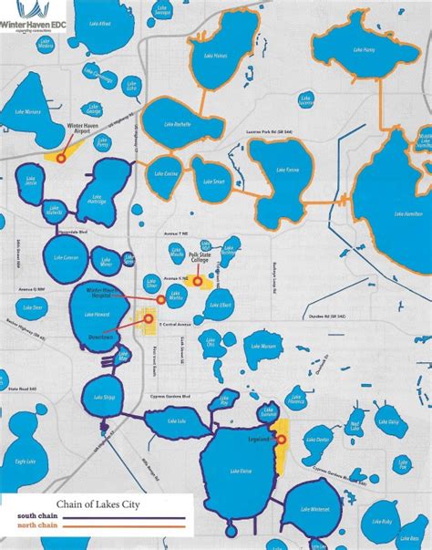 Winter Haven Chain Of Lakes Map