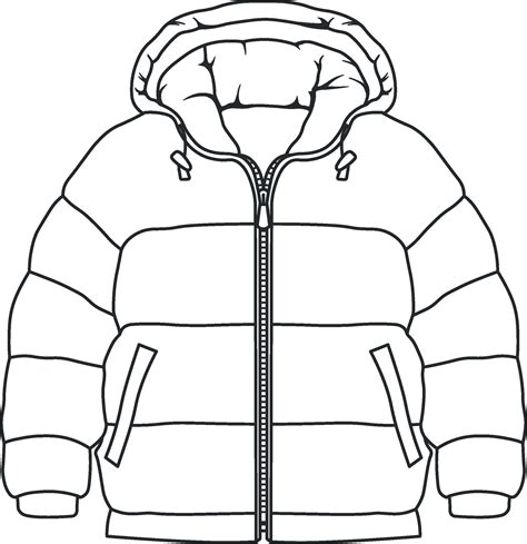 Winter Jacket Drawing