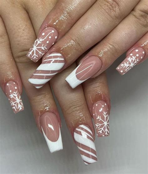 Winter Nails Acrylic Overlay