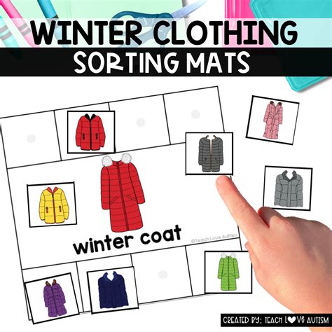Winter Printable Sorting Mats