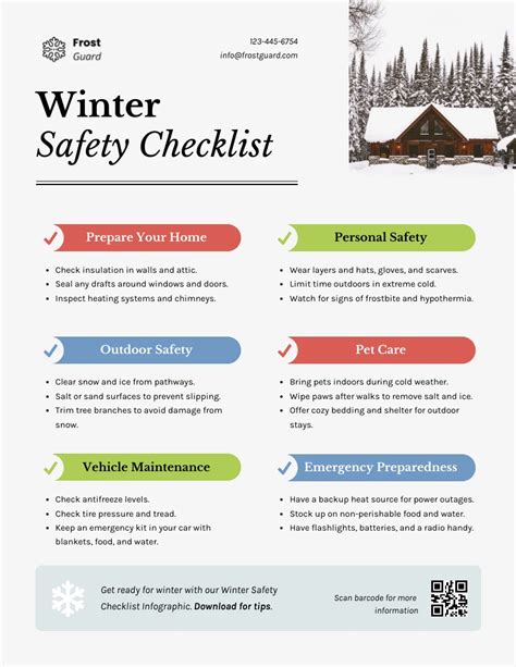 Winter Safety Training Printables
