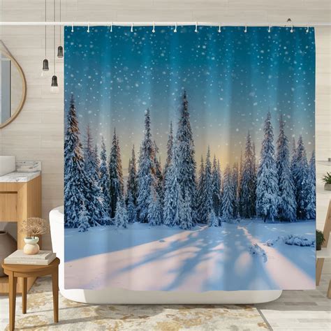 Winter Shower Curtains