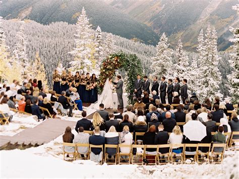 Winter Snow Mountain Wedding