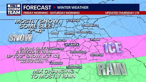 Winter storm Georgia: Rare Winter Alert