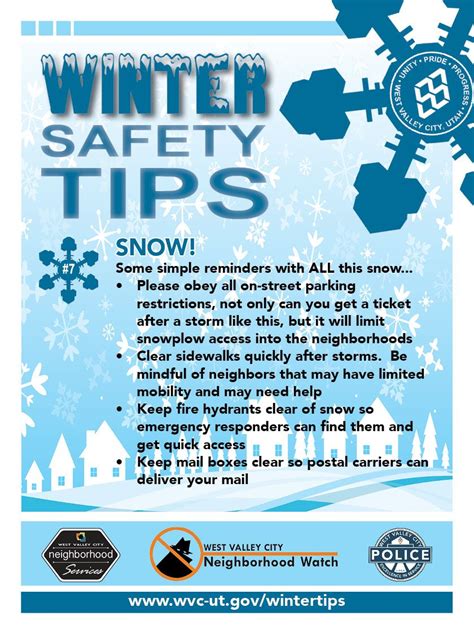 winter storm safety tips pdf