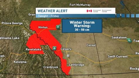 winter storm warning alberta