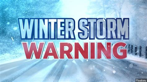 winter storm warning christmas week