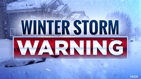 winter storm warning for