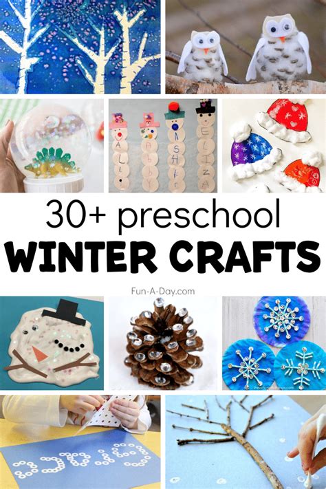 winter theme preschool crafts