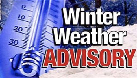 winter weather advisory today