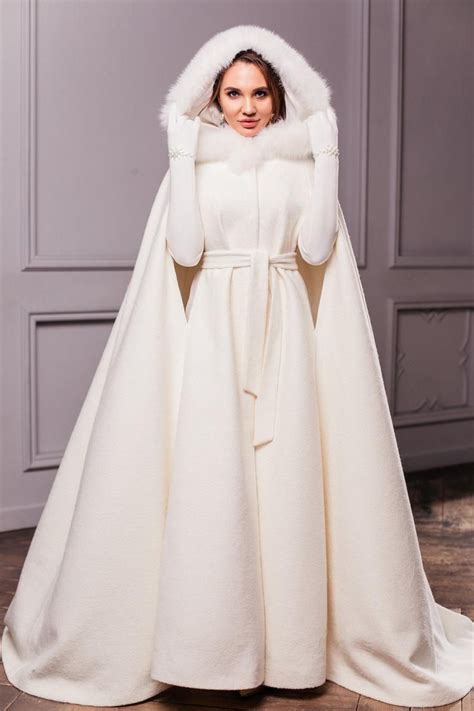 Winter Wedding Coat Bride
