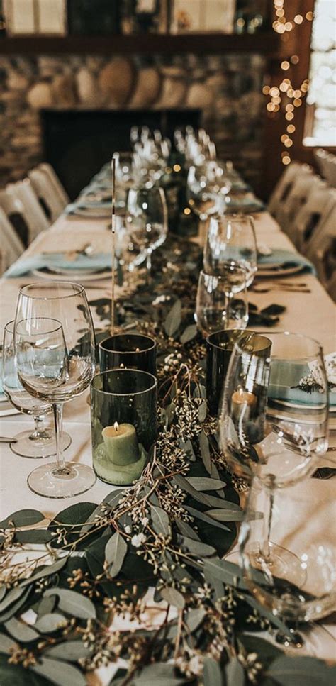 Winter Wedding Table Napkins