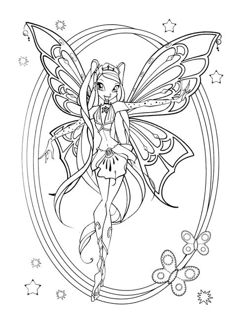 Magical World of Winx! Winx club coloring pages, Cartoon coloring pages, Fairy coloring pages