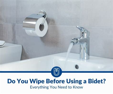 Wipe Before Using Bidet