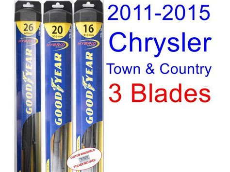 wiper blades 2012 town and country