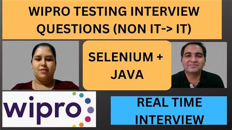 wipro automation testing interview questions