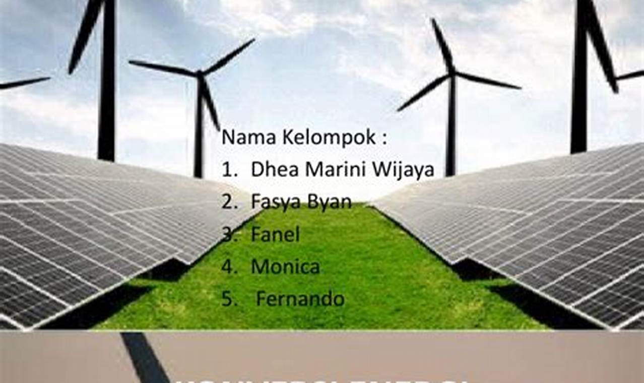 Wujudkan Energi Bersih: Panduan Wirausaha Rekayasa Konversi Energi