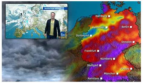 Meteorologin zeigt, wie sich die Unwetterlage am Wochenende entwickelt