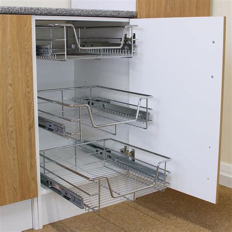Wire Basket Kitchen Drawers