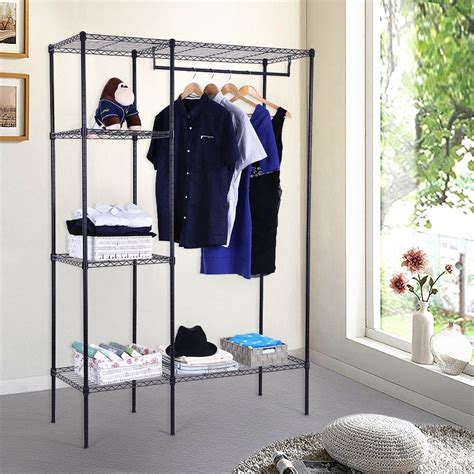 Wire Closet Shelving With Clothes Rod