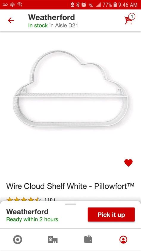 wire cloud shelf