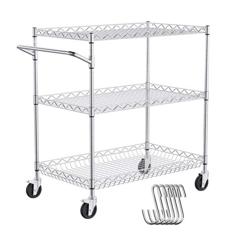 Wire Rack Kitchen Cart