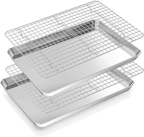 Wire Rack On Baking Sheet
