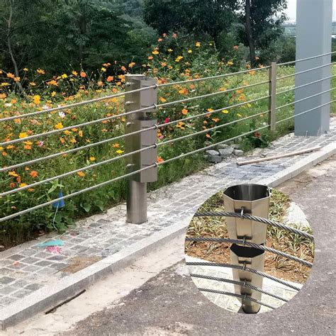 Wire Rope Guardrail System