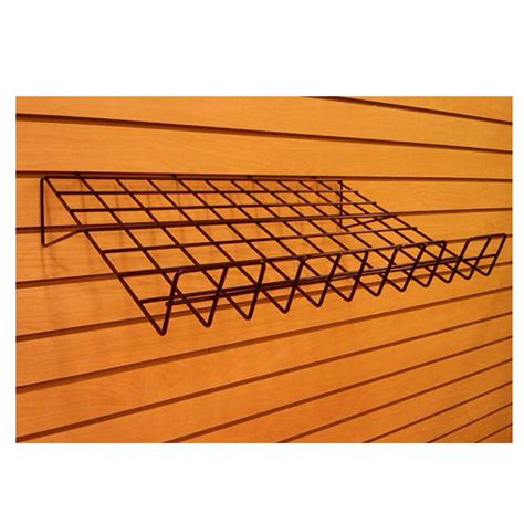Wire Shelving Angled Wall