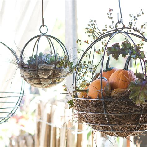 Wire Sphere Hanging Basket