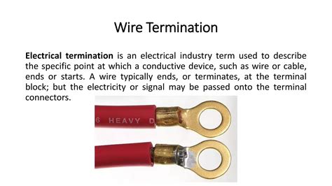 Wire Terminal Means