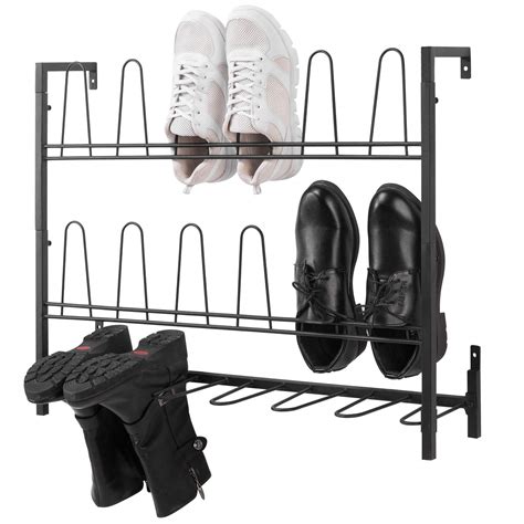 wire wall shoe rack