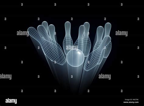 Wireframes Bowling Animation