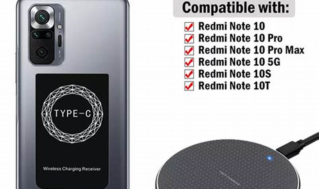wireless charging xiaomi redmi note 10